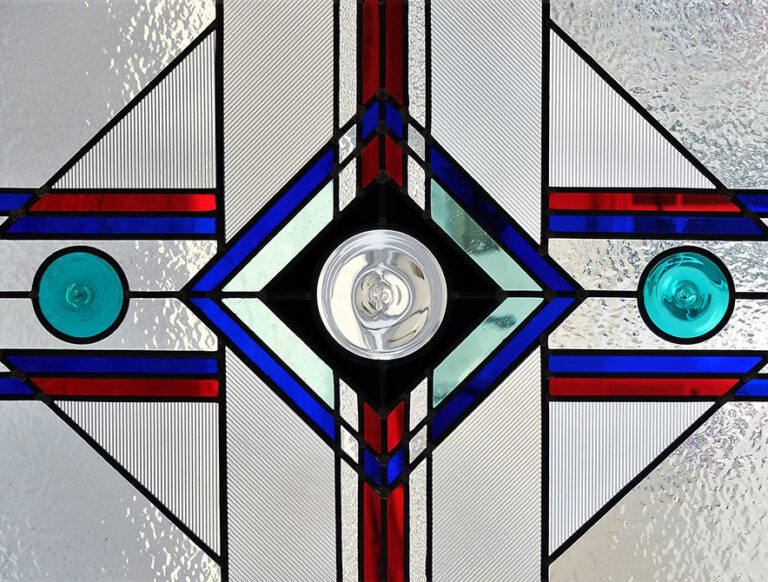 Vitrail panoramique Art Déco