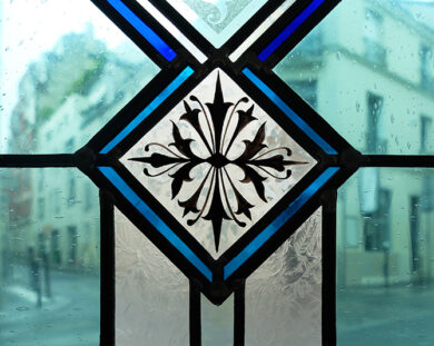 Vitraux Art Déco Peints