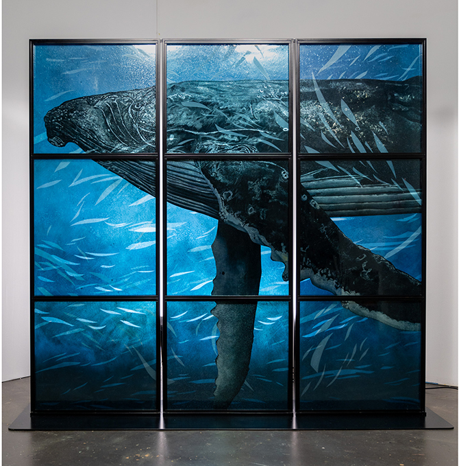 Vitrail Art Paravent Baleine Atelier De Vitrail Paris Contemporain Peinture Sur Verre Vitrail Art Paravent Baleine Atelier De Vitrail Paris Contemporain Peinture Sur Verre