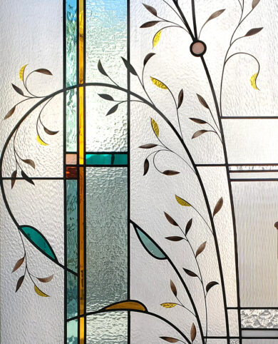 Style Art Déco, rinceaux floraux